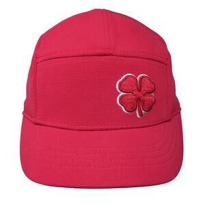 Black Clover Strapback 5 Panel Hat Fuchsia Pink One Size Solid W/Tags